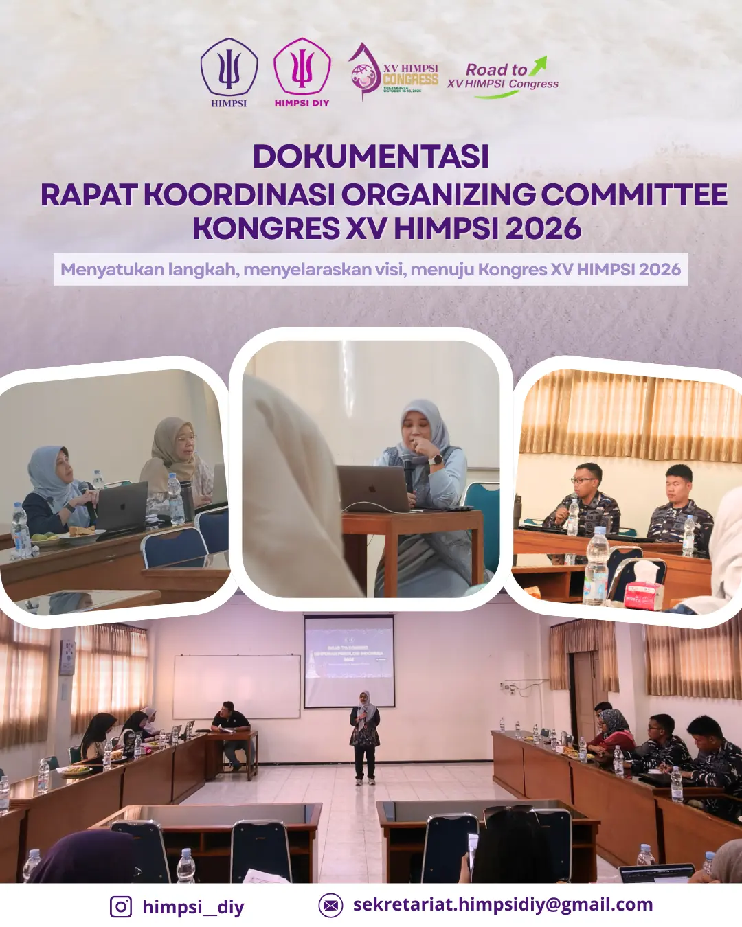 Rapat Koordinasi Persiapan Kongres XV HIMPSI 2026